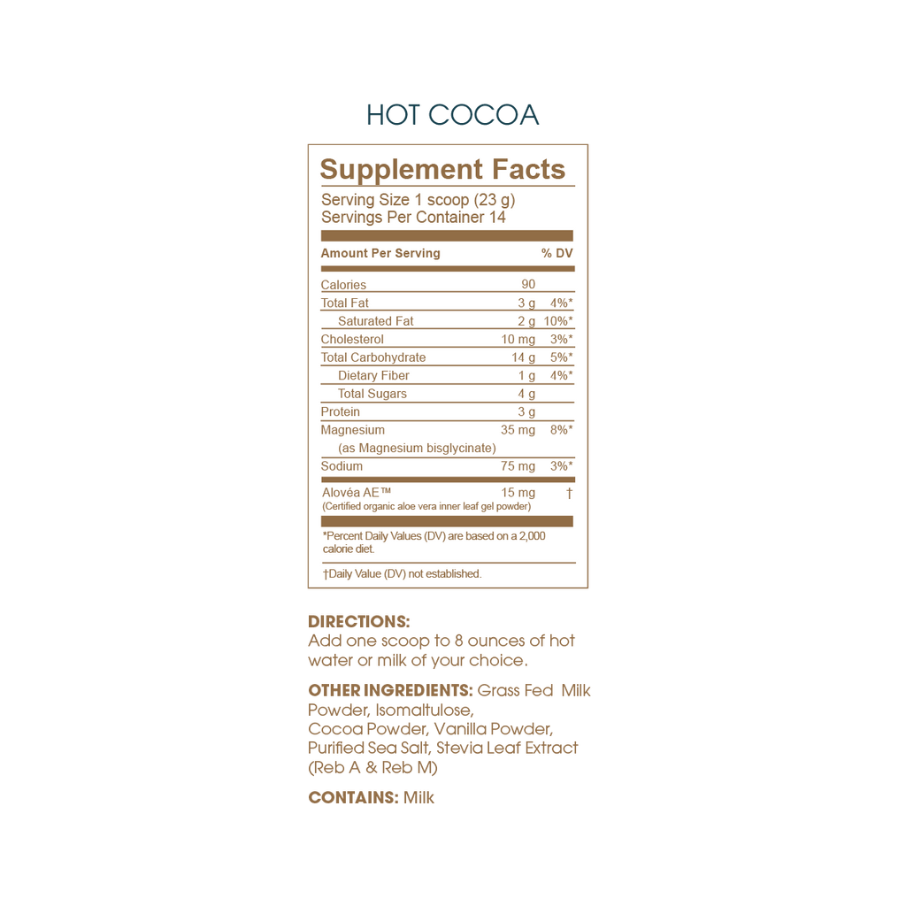 Alovea Hot Cocoa Mix - 14 servings