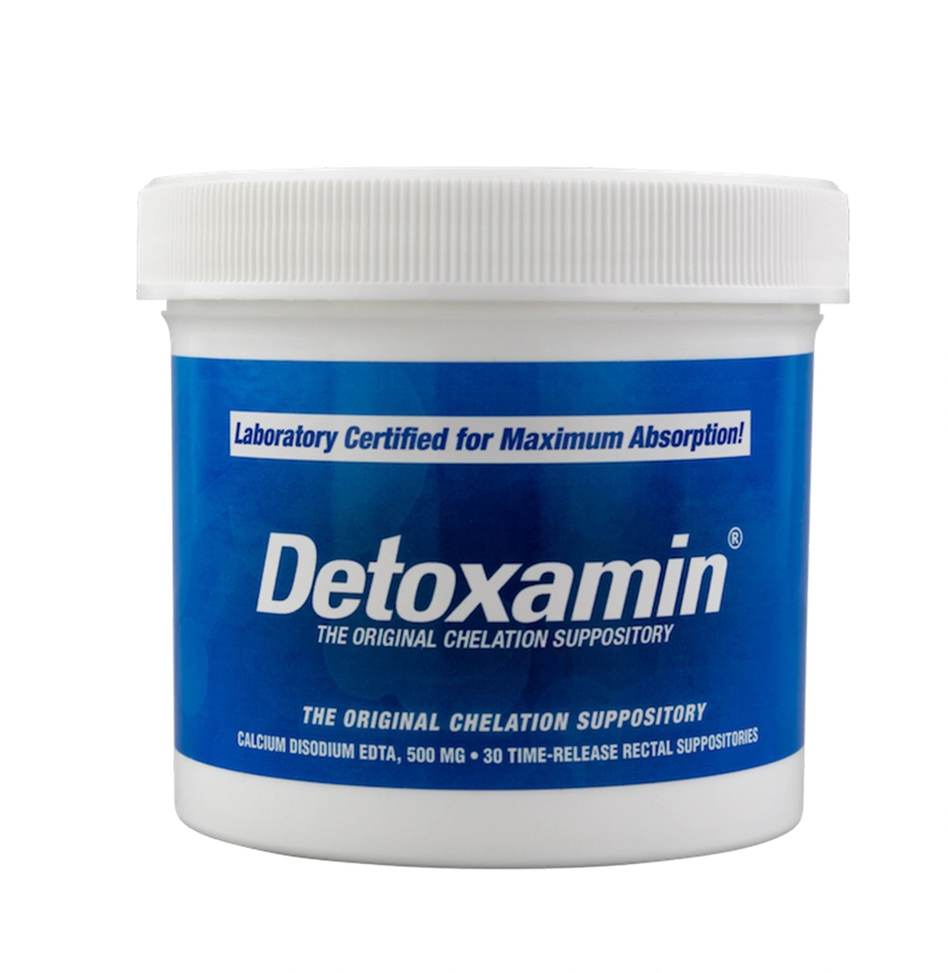 DETOXAMIN 500MG EDTA SUPPOSITORIES ORIGINAL - 30 count