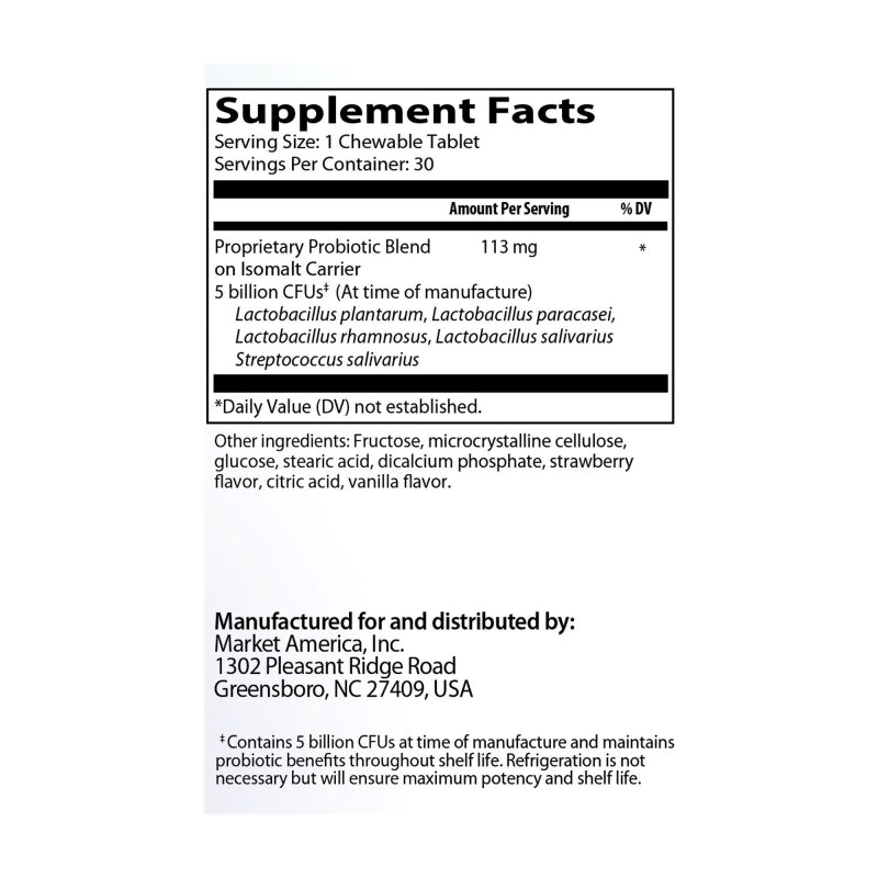 DNA Miracles® Chewable Probiotics - 30 servings
