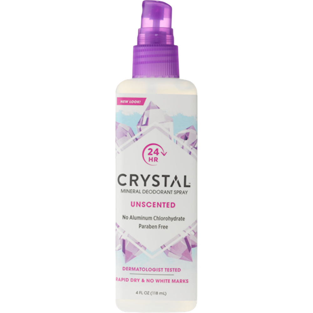 Crystal Body Spray Unscented Deodorant - 4oz
